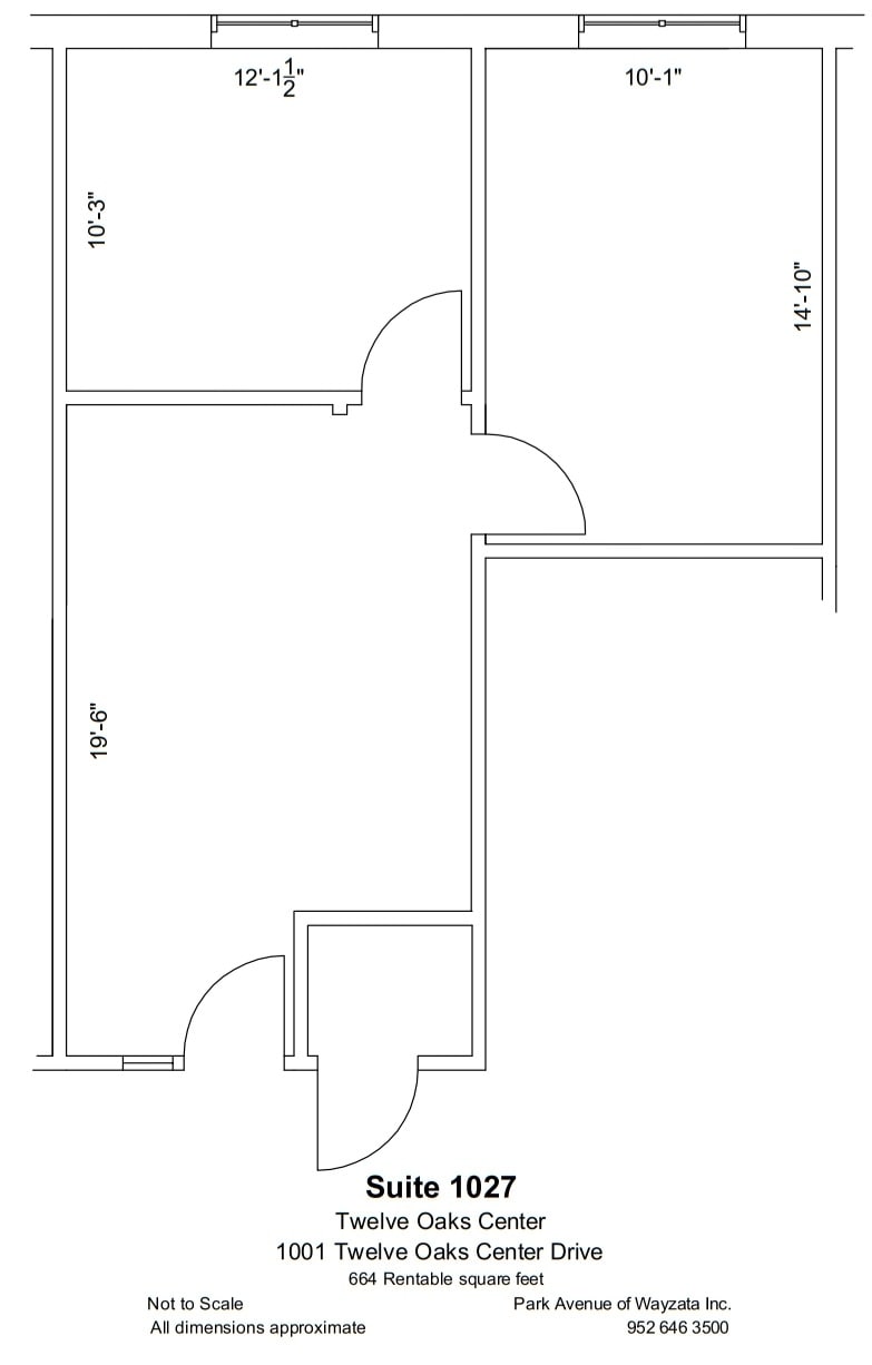 600 Twelve Oaks Center Dr, Wayzata, MN à louer Plan d’étage– Image 1 sur 1