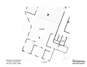 17000 Dallas Pkwy, Dallas, TX à louer Plan d’étage– Image 2 sur 2