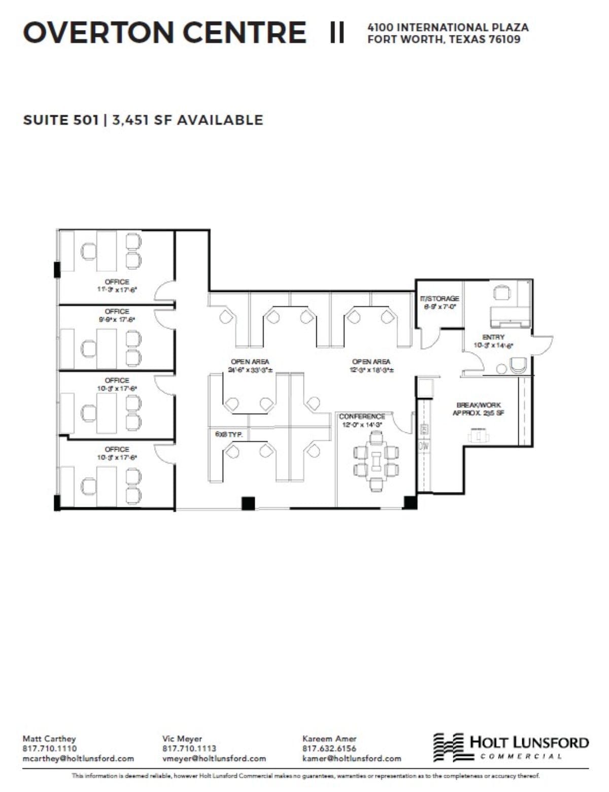 4150 International Plz, Fort Worth, TX à louer Plan d’étage– Image 1 sur 1