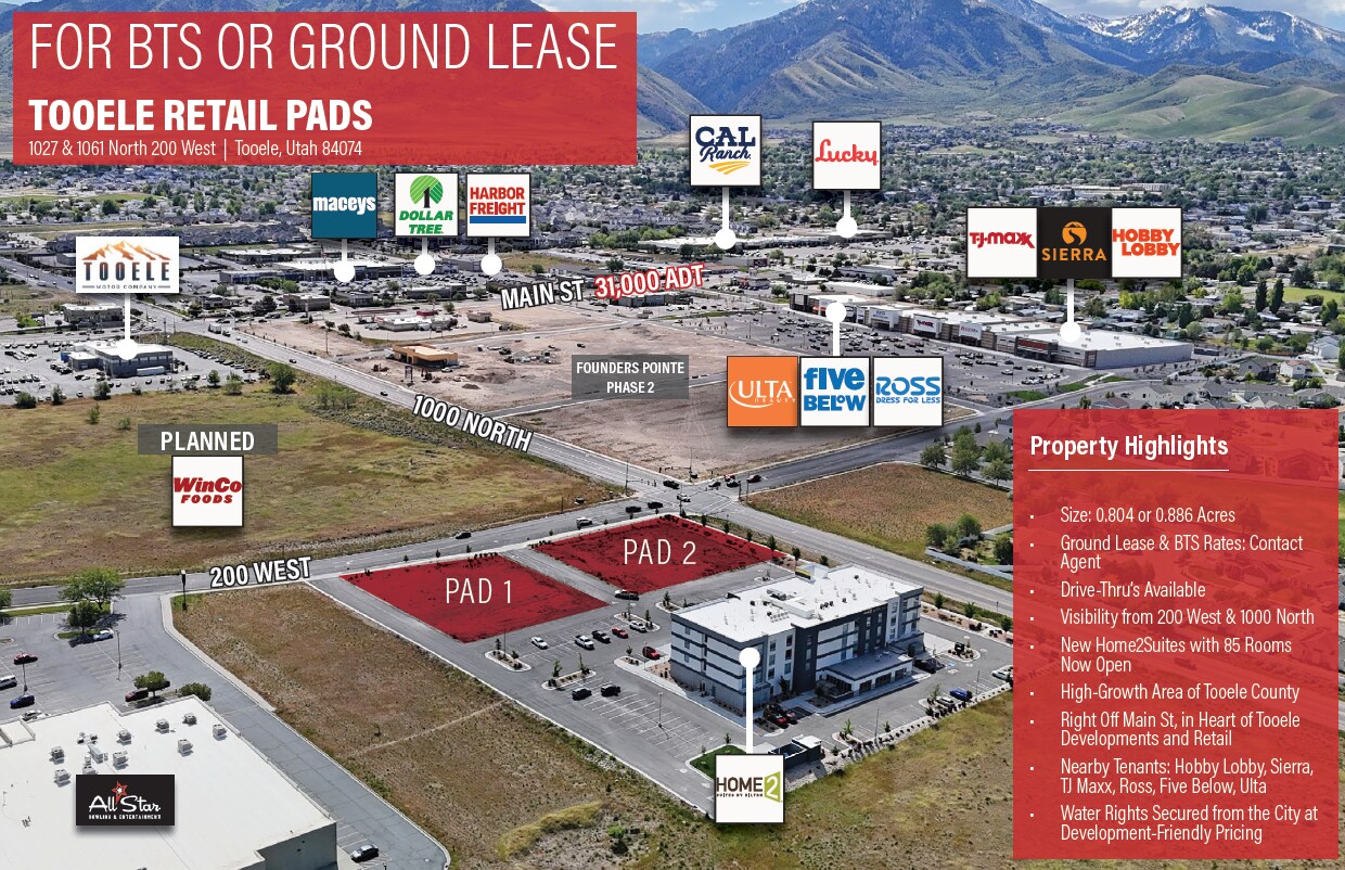 1027-1061 N 200 W, Tooele, UT à louer Photo de l’immeuble– Image 1 sur 5