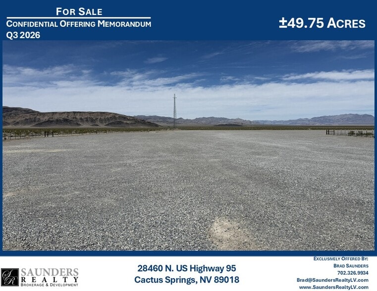 28460 N US Highway 95, Indian Springs, NV à vendre - Autre – Image 1 sur 10