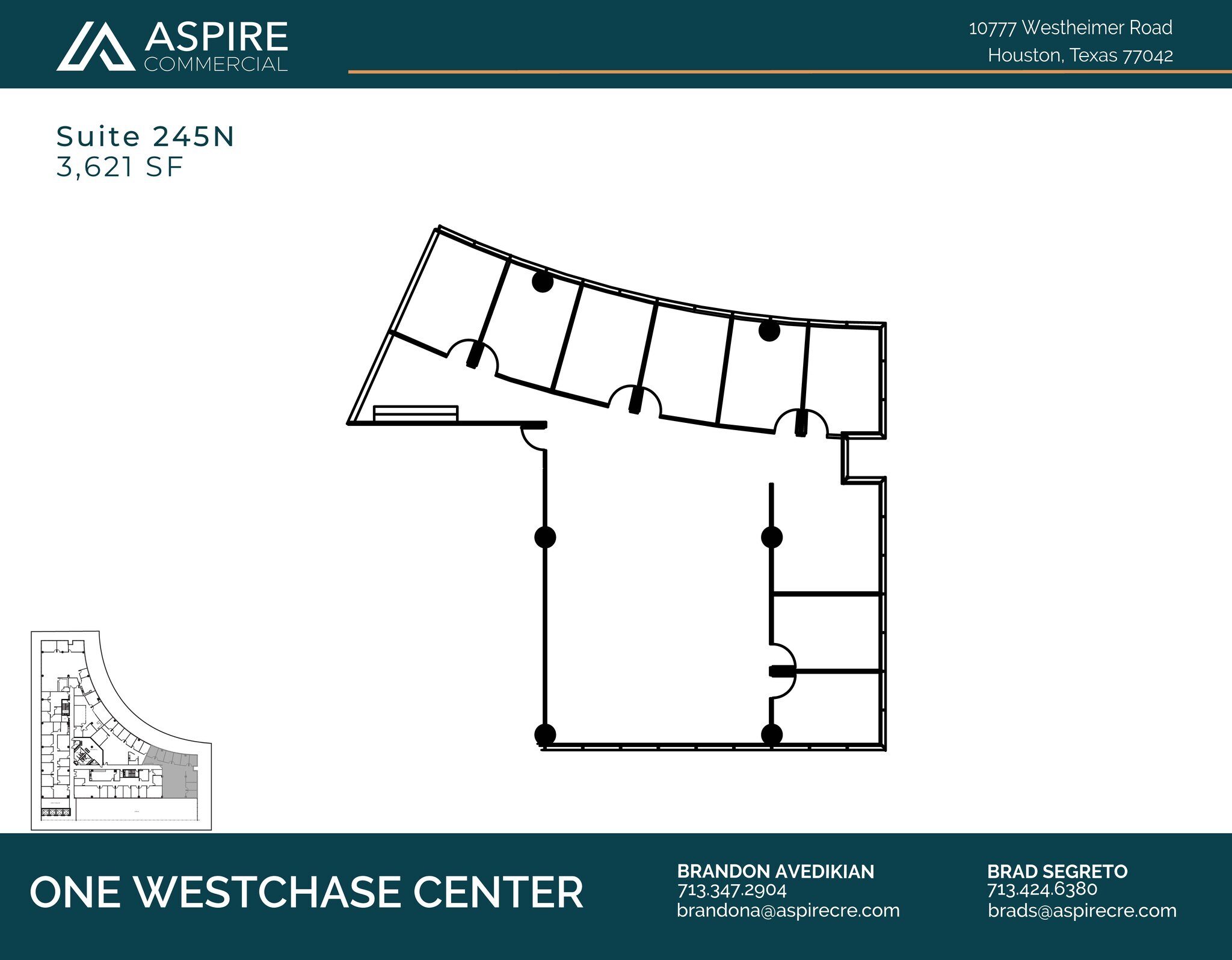 10777 Westheimer Rd, Houston, TX à louer Plan d’étage– Image 1 sur 1