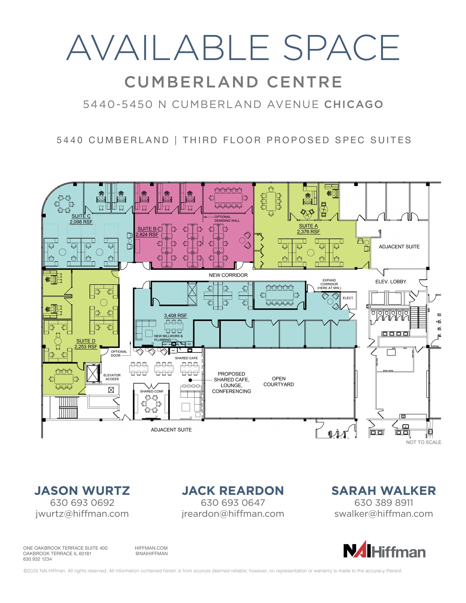 5440 N Cumberland Ave, Chicago, IL à louer Plan d’étage– Image 1 sur 1