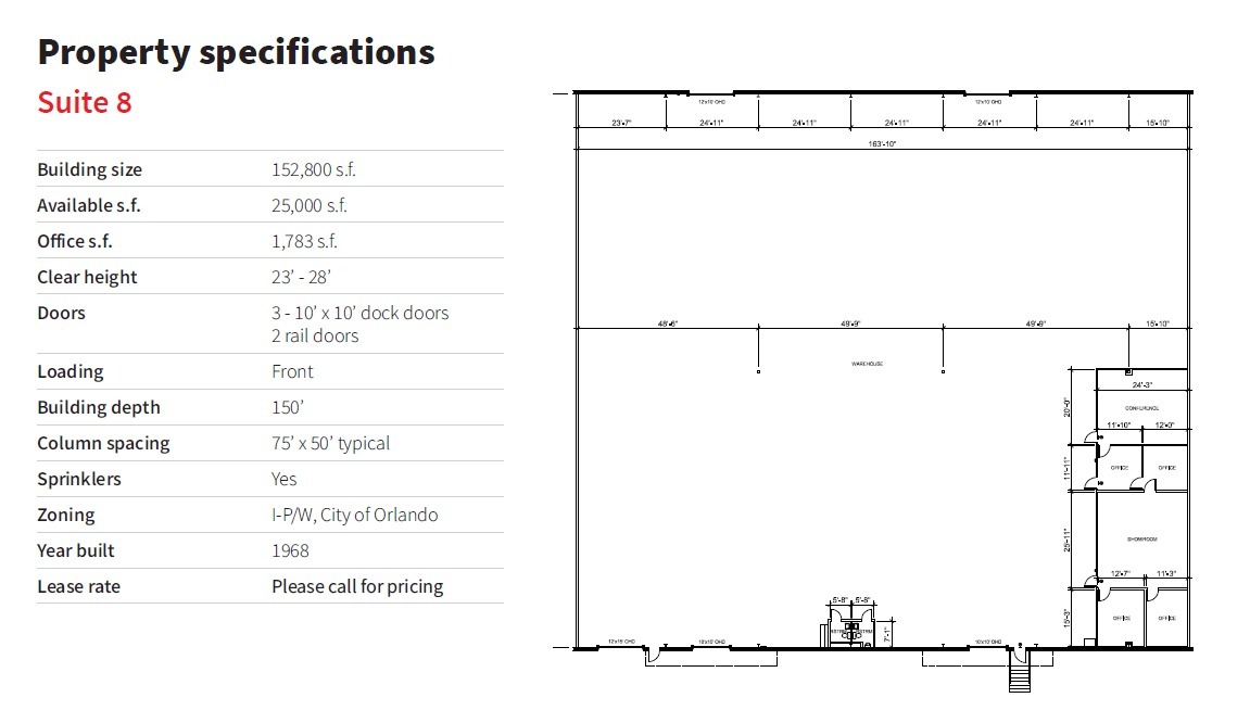 2515 Shader Rd, Orlando, FL à louer Plan d’étage– Image 1 sur 1