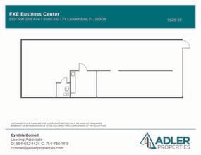 5101 NW 21st Ave, Fort Lauderdale, FL à louer Plan d’étage– Image 1 sur 4