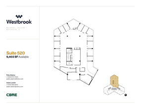 1 Westbrook Corporate Ctr, Westchester, IL à louer Plan d’étage– Image 1 sur 1