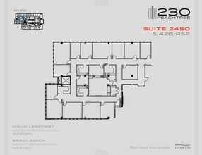 230 Peachtree St NW, Atlanta, GA à louer Plan d’étage– Image 1 sur 1