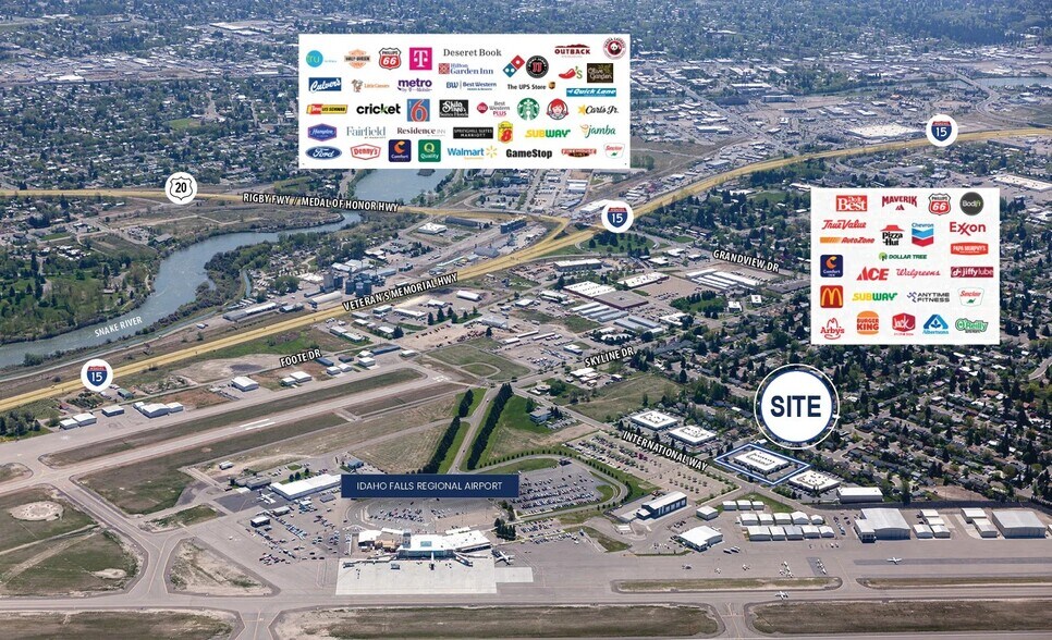 1875 International Way, Idaho Falls, ID à vendre - Aérien – Image 2 sur 2
