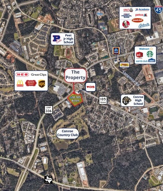 Plus de détails pour North Loop 336, Conroe, TX - Terrain à vendre