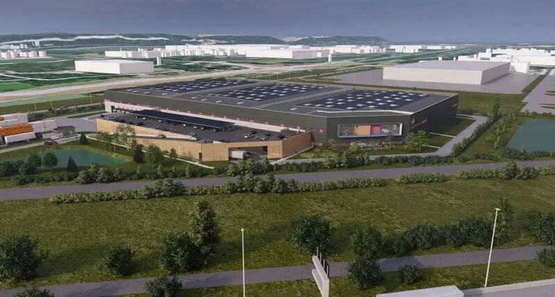 Industriel/Logistique dans Oudalle à louer - Aérien – Image 2 sur 3