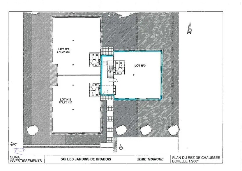 Bureau dans Villers-lès-Nancy à louer - Plan d’étage – Image 3 sur 4
