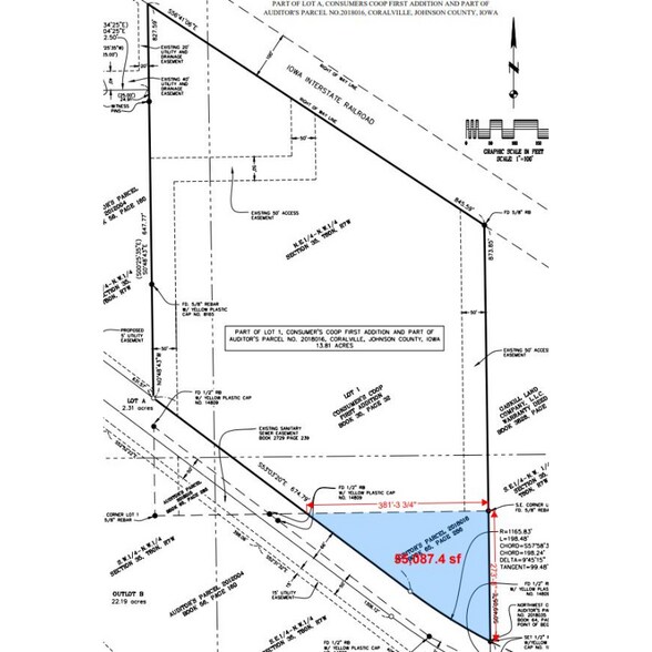 Westcor Dr, Coralville, IA à vendre - Plan cadastral – Image 1 sur 1