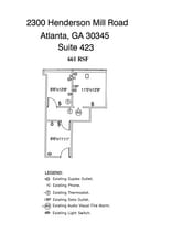 2300 Henderson Mill Rd NE, Atlanta, GA à vendre Plan d’étage– Image 1 sur 1