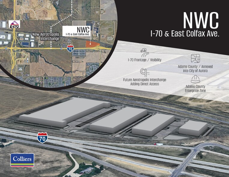 NWC I-70 & East Colfax Ave., Aurora, CO à vendre - Photo de l’immeuble – Image 1 sur 1