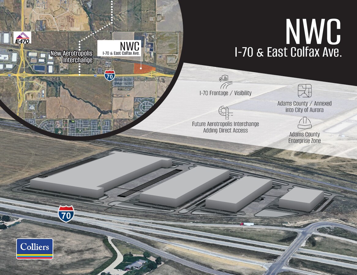 NWC I-70 & East Colfax Ave., Aurora, CO à vendre Photo de l’immeuble– Image 1 sur 2