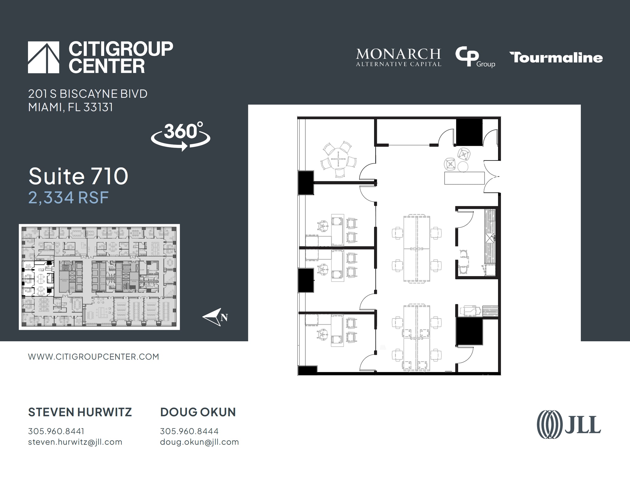201 S Biscayne Blvd, Miami, FL à louer Plan d’étage– Image 1 sur 2