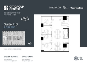 201 S Biscayne Blvd, Miami, FL à louer Plan d’étage– Image 1 sur 2