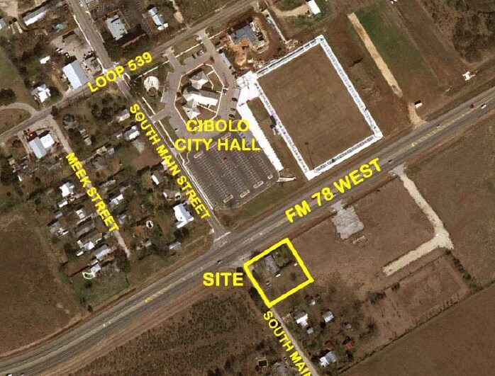 218 S Main St, Cibolo, TX à vendre - Aérien – Image 3 sur 3