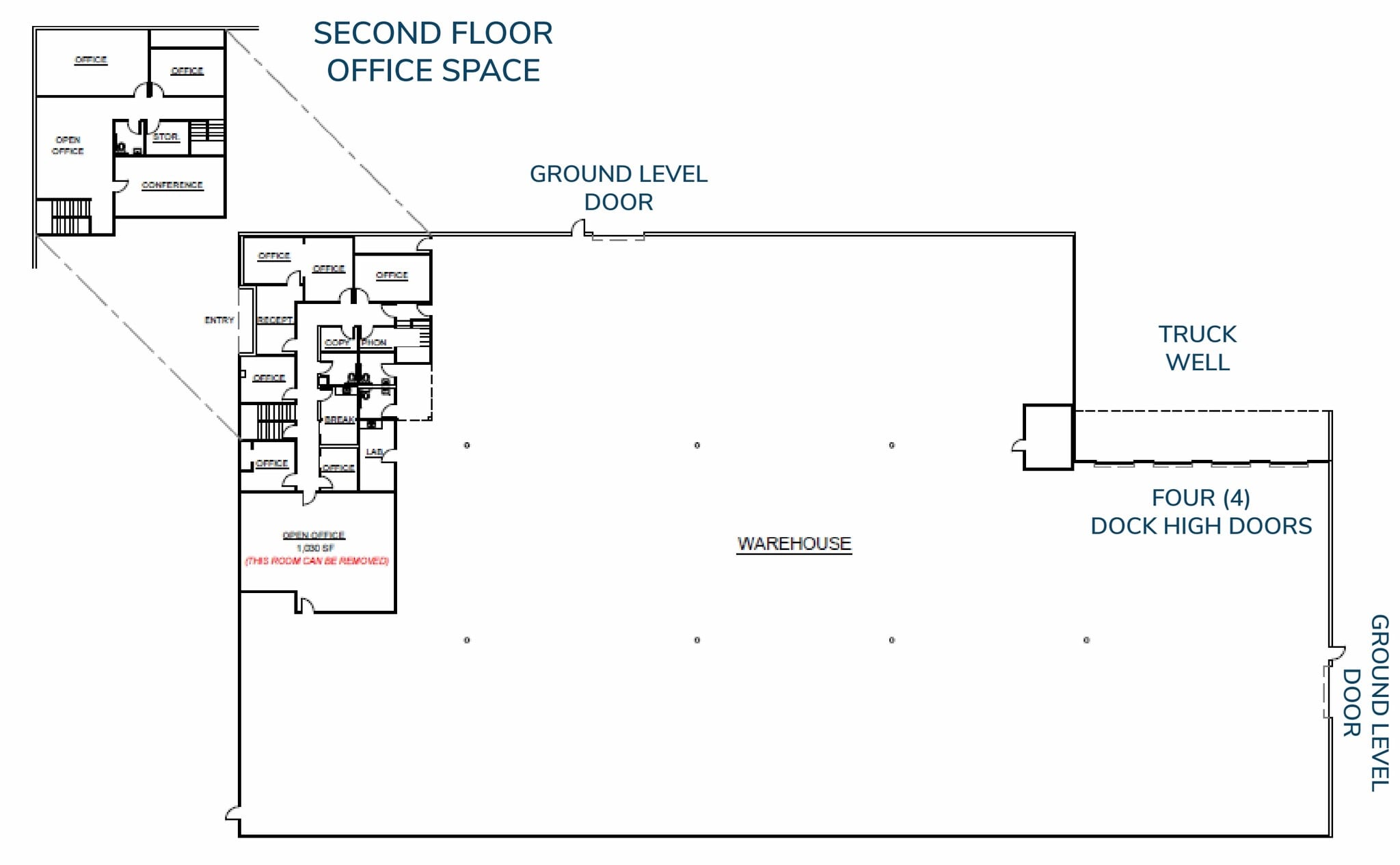 10721 Business Dr, Fontana, CA à louer Plan d’étage– Image 1 sur 2