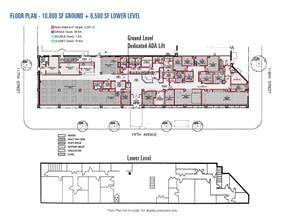 1432-1454 5th Ave, New York, NY à louer Plan d’étage– Image 1 sur 1