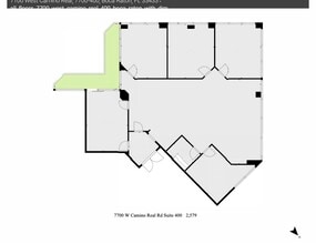 7100 W Camino Real, Boca Raton, FL à louer Plan d’étage– Image 1 sur 29