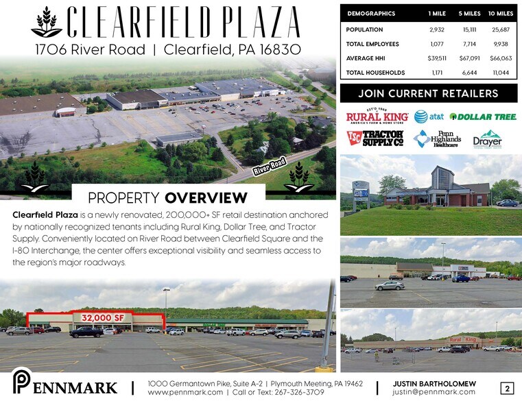 1682-1900 River Rd, Clearfield, PA à louer - Photo de l’immeuble – Image 3 sur 4