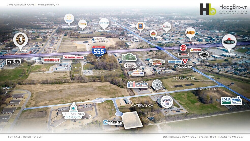 3408 Gateway Cv, Jonesboro, AR à vendre - Aérien – Image 3 sur 6