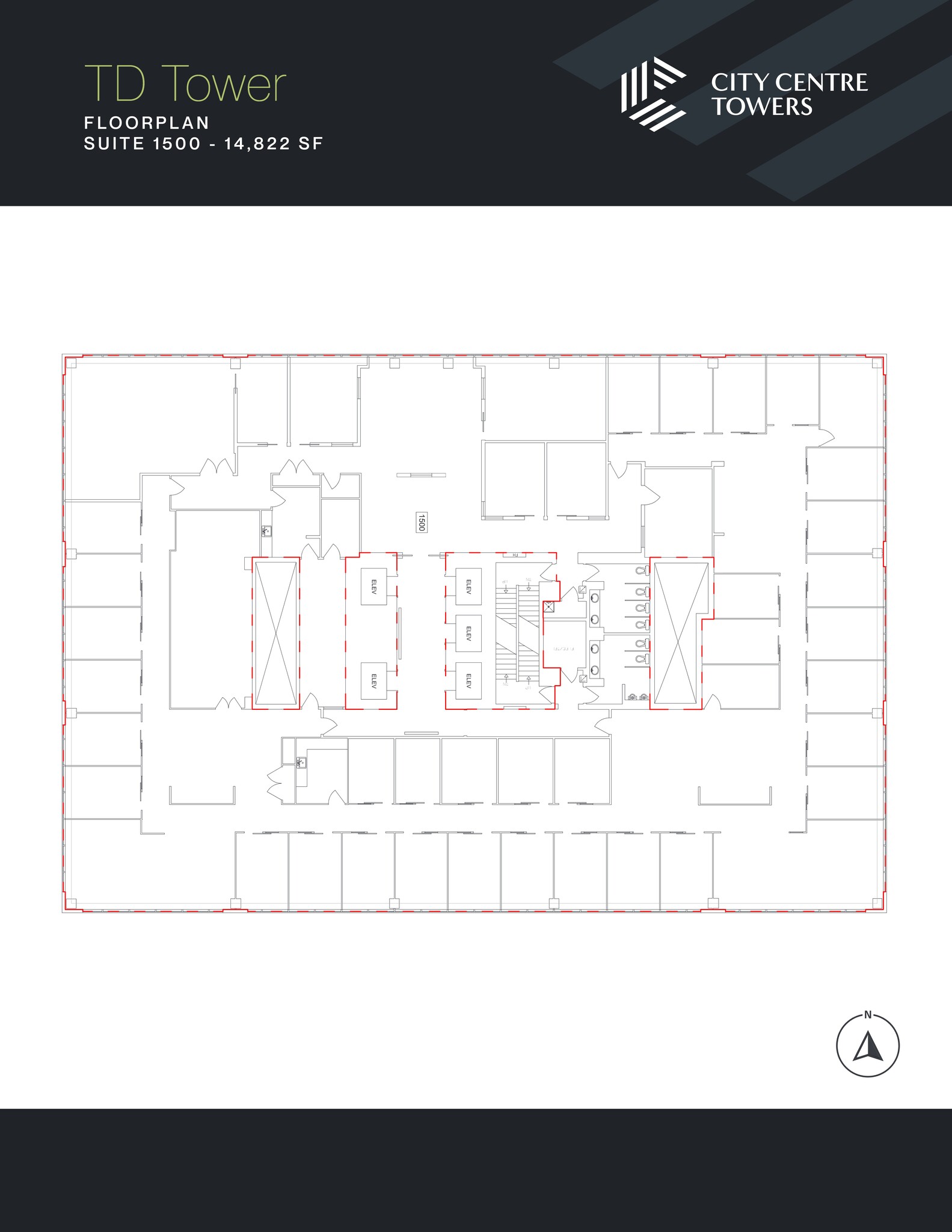 10088 102 Ave NW, Edmonton, AB à louer Plan de site– Image 1 sur 1