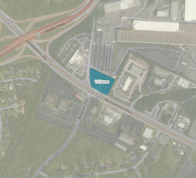1300 Murfreesboro Pike, Nashville, TN à louer - Aérien – Image 2 sur 2