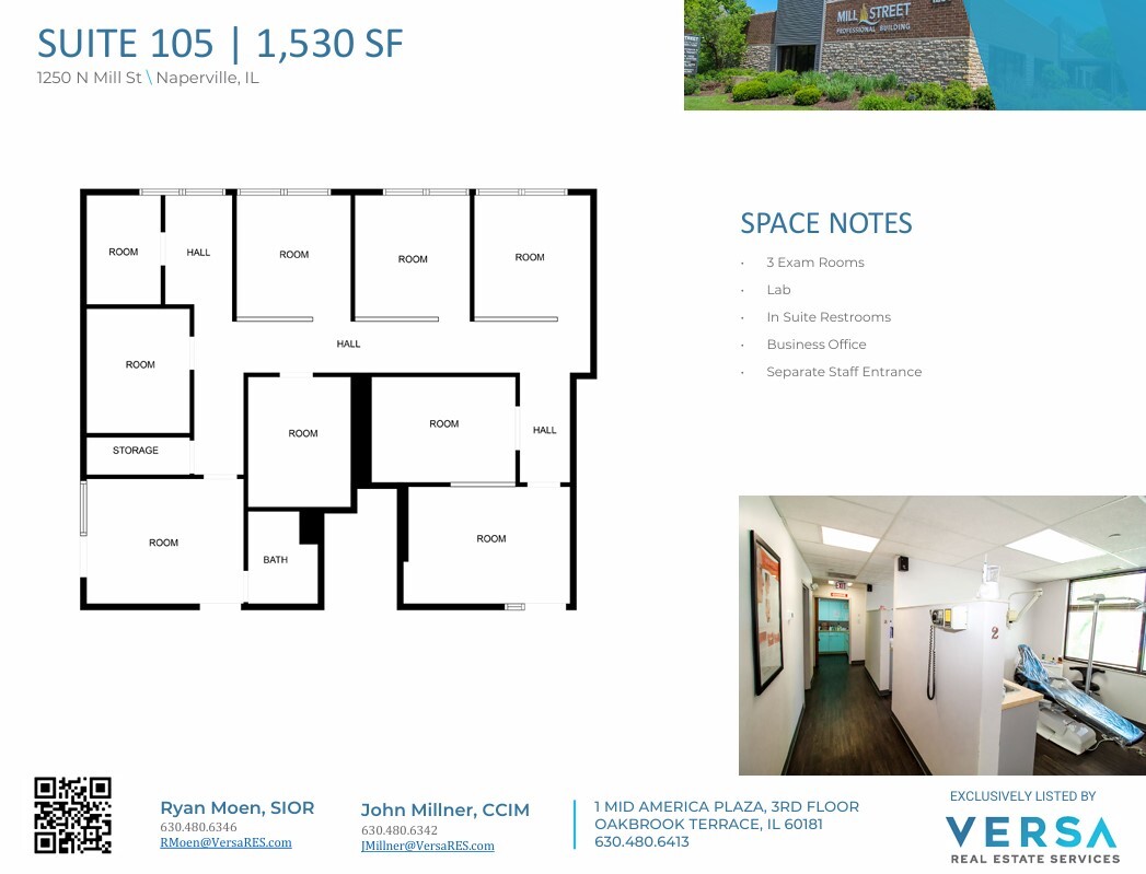 1250 N Mill St, Naperville, IL à louer Plan d’étage– Image 1 sur 1