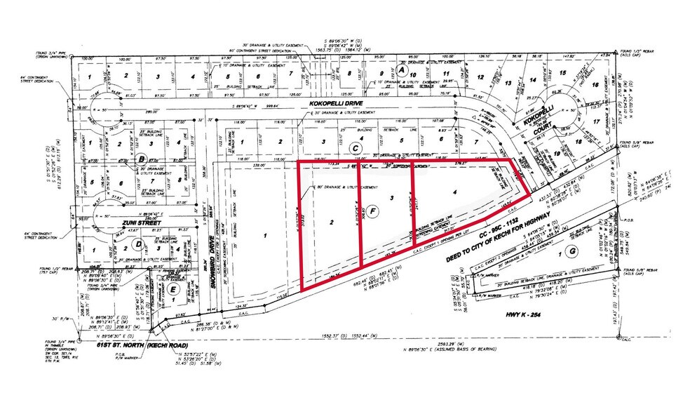 810 E Kechi Rd, Kechi, KS à vendre - Plan cadastral – Image 2 sur 2