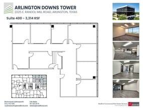 2225 E Randol Mill Rd, Arlington, TX à louer Plan d’étage– Image 2 sur 7