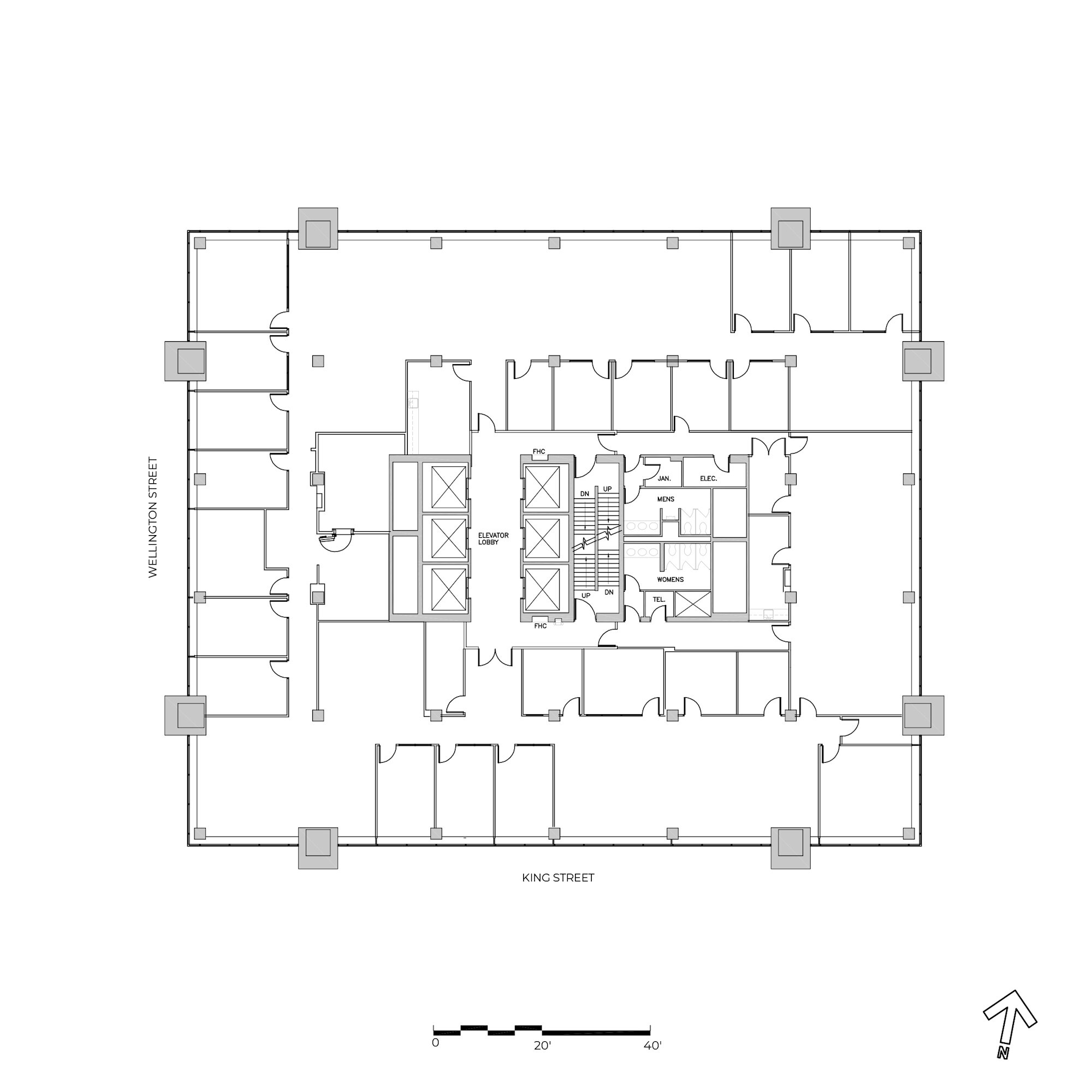 380 Wellington St, London, ON à louer Plan d’étage– Image 1 sur 1