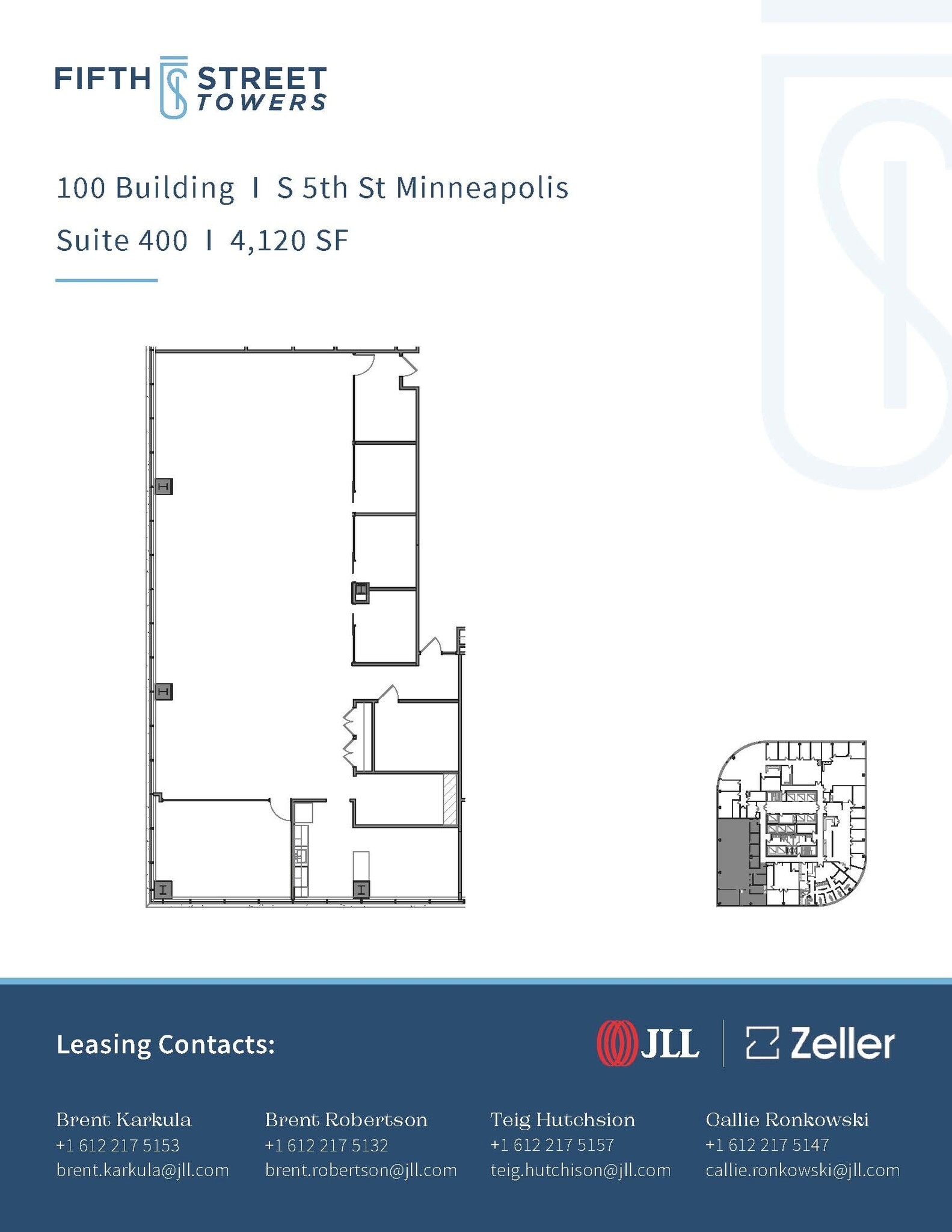 100 S 5th St, Minneapolis, MN à louer Plan d’étage– Image 1 sur 1