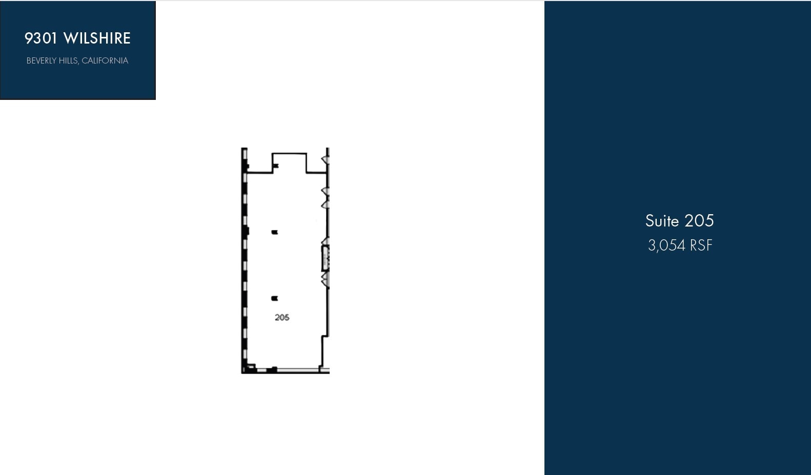 9301 Wilshire Blvd, Beverly Hills, CA à louer Plan d’étage– Image 1 sur 1