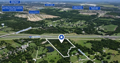 SWC of Interstate 20 & Shannon Road, Mesquite, TX - Vue aérienne  vue de carte - Image1