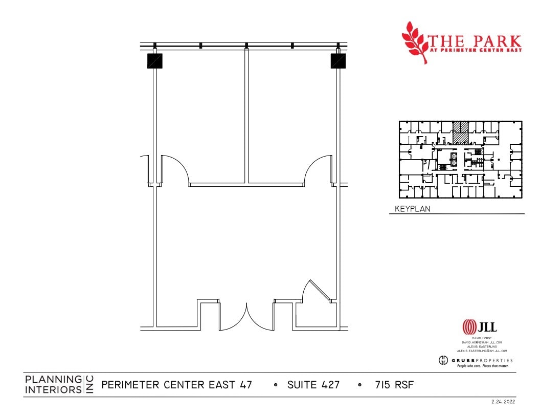 47 Perimeter Ctr E, Atlanta, GA à louer Plan d’étage– Image 1 sur 1