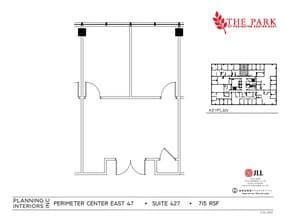 47 Perimeter Ctr E, Atlanta, GA à louer Plan d’étage– Image 1 sur 1