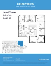 427 W 20th St, Houston, TX à louer Plan d’étage– Image 1 sur 1