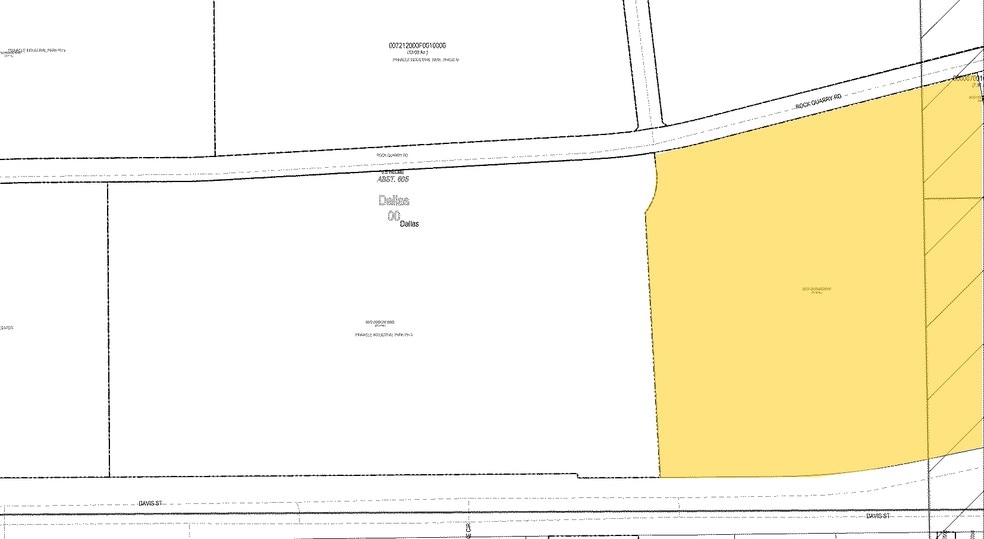 4024 Rock Quarry Rd, Dallas, TX à louer - Plan cadastral – Image 2 sur 8