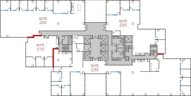 3131 Camino del Rio N, San Diego, CA à louer Plan d’étage– Image 1 sur 7