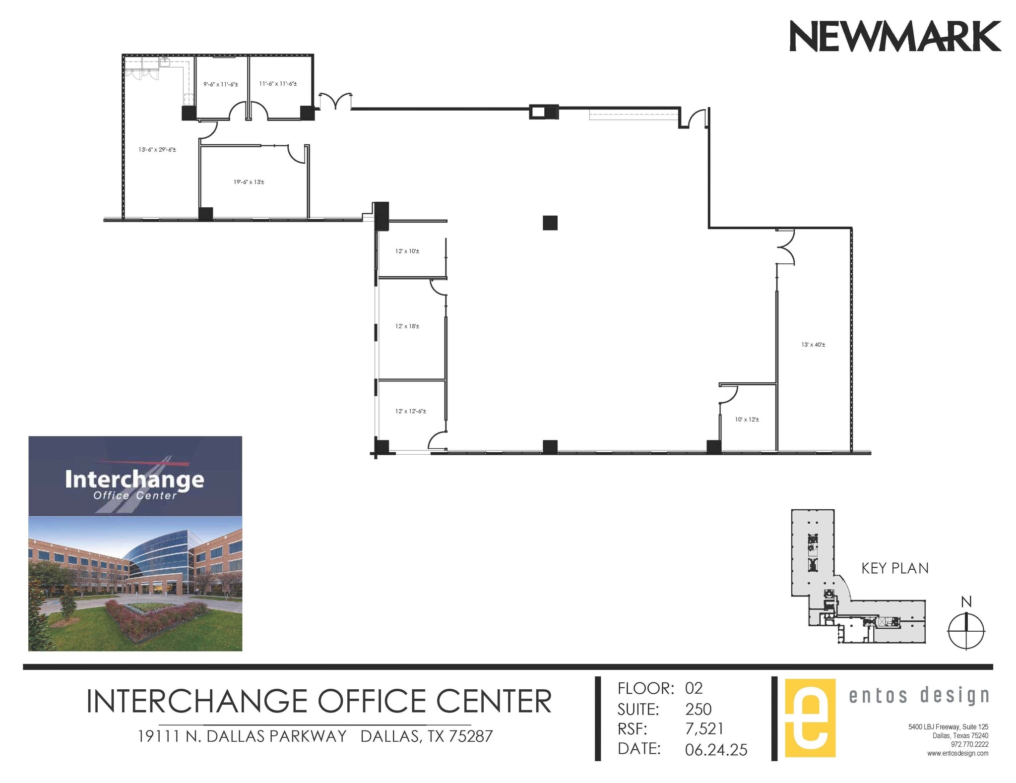 19111 N Dallas Pky, Dallas, TX à louer Plan d’étage– Image 1 sur 1