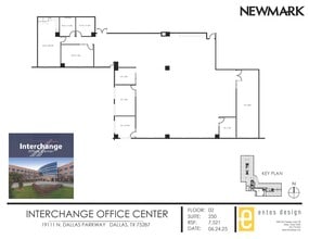 19111 N Dallas Pky, Dallas, TX à louer Plan d’étage– Image 1 sur 1