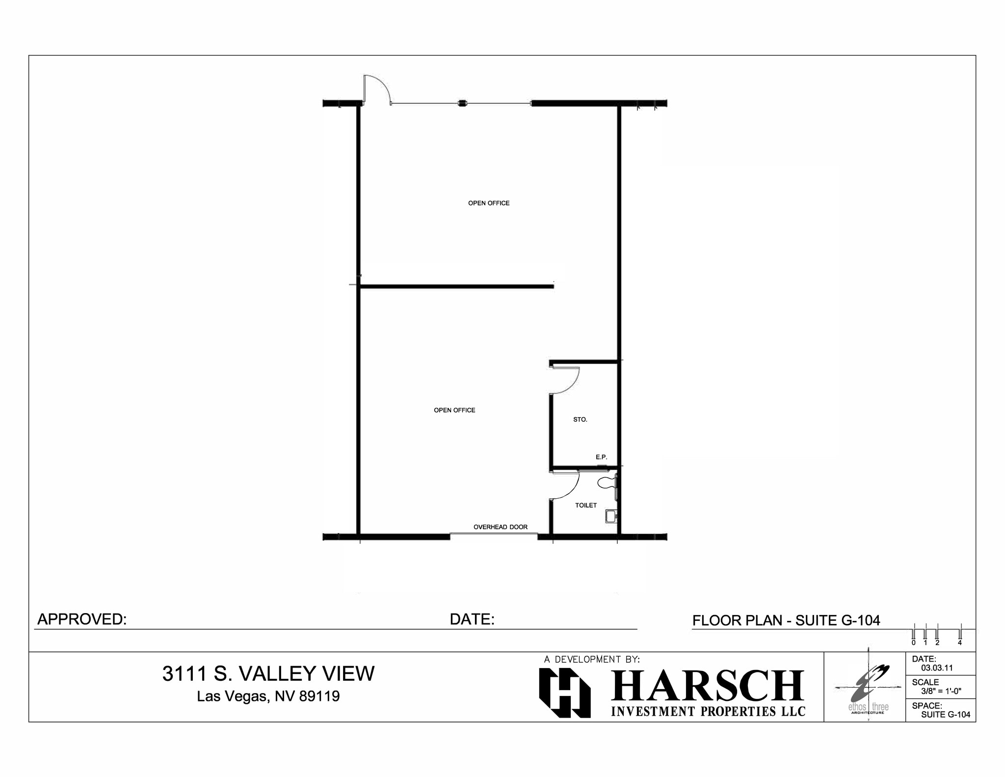 3111 S Valley View Blvd, Las Vegas, NV à louer Plan de site– Image 1 sur 1