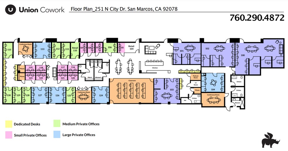 210 E Barham Dr, San Marcos, CA à louer - Plan d’étage – Image 1 sur 1
