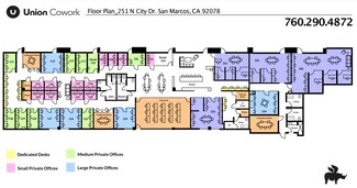 Plus de détails pour 210 E Barham Dr, San Marcos, CA - Coworking à louer