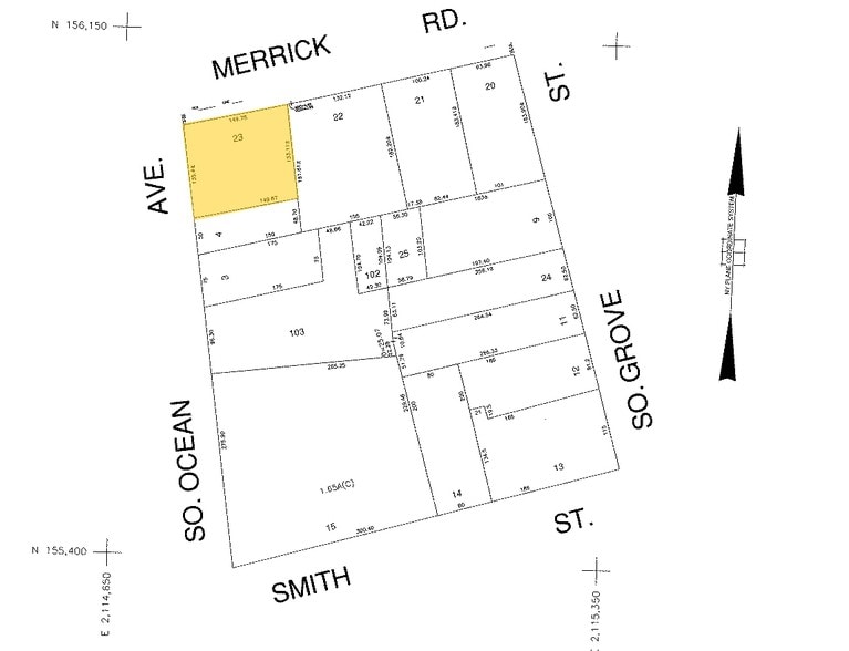 131 W Merrick Rd, Freeport, NY à louer - Plan cadastral – Image 2 sur 7