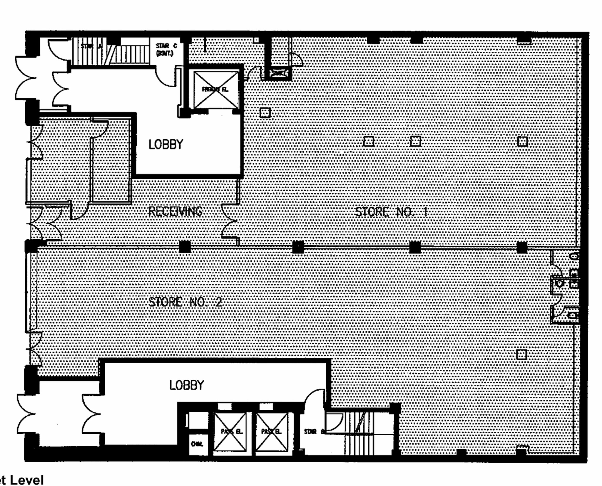 323 W 39th St, New York, NY à louer Plan d’étage– Image 1 sur 2