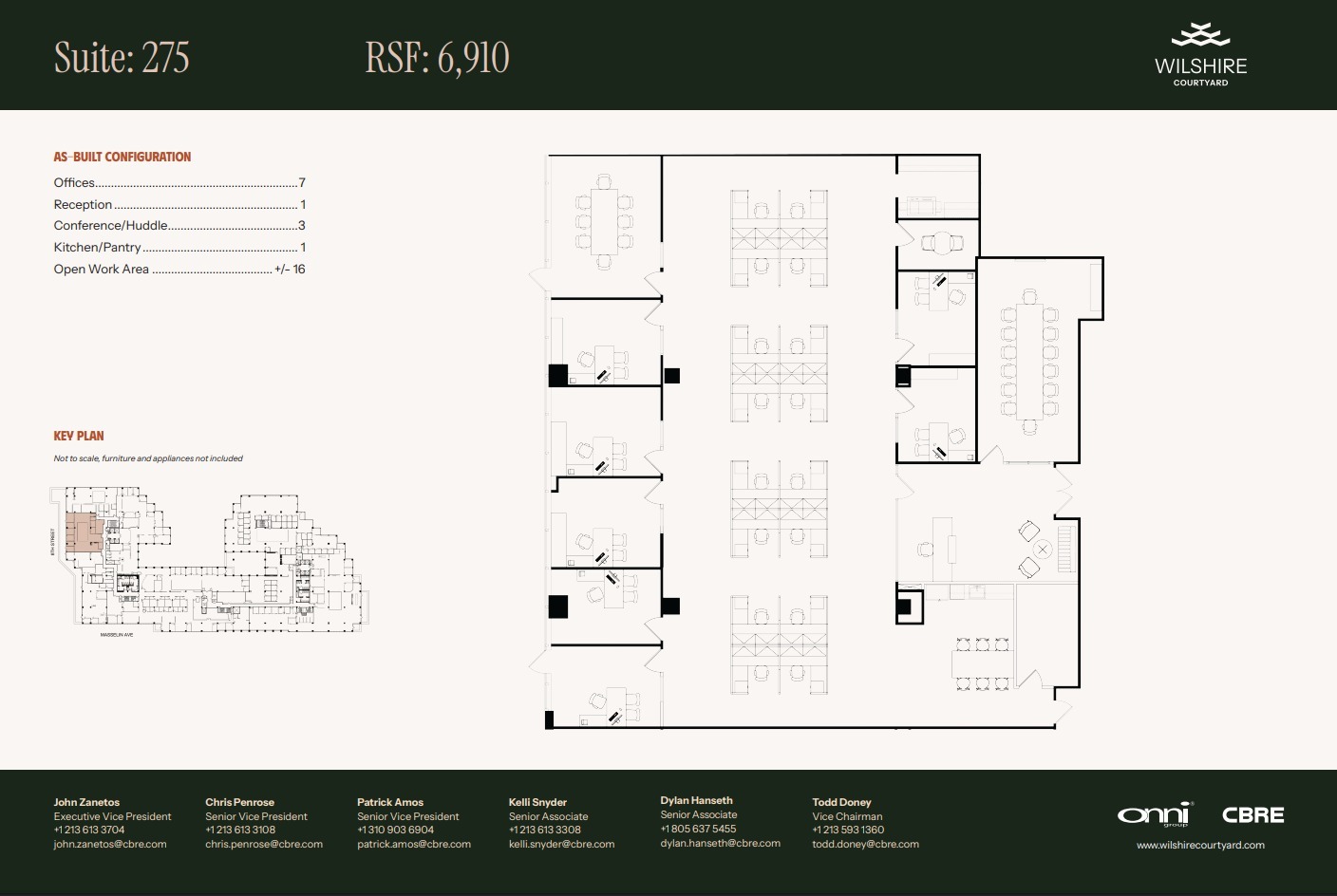 5700 Wilshire Blvd, Los Angeles, CA à louer Plan d’étage– Image 1 sur 1