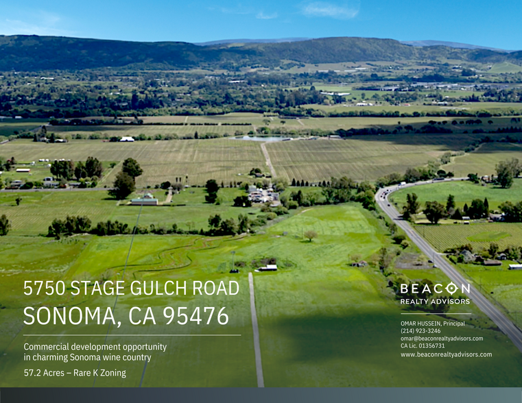 5750 Stage Gulch Rd, Sonoma, CA à vendre - Photo de l’immeuble – Image 1 sur 4